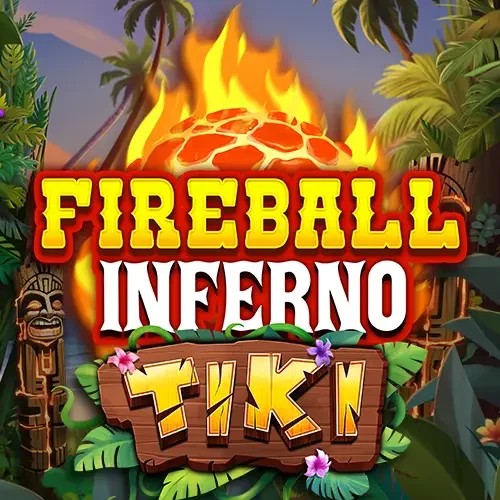 Fireball Inferno Tiki by NetEnt, showcased at ringospin.com.es – game logo